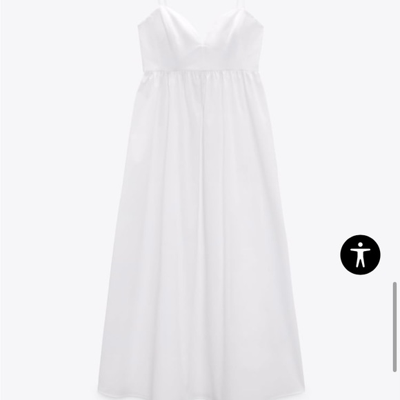 Zara Voluminous Midi Dress- - Picture 6 of 7